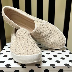 Cole Haan Womens Grandpro Spectator Brazilian Woven Suede Casual Flats Size 10B